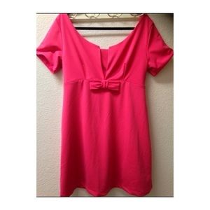 Bright Pink Rockabilly Dress